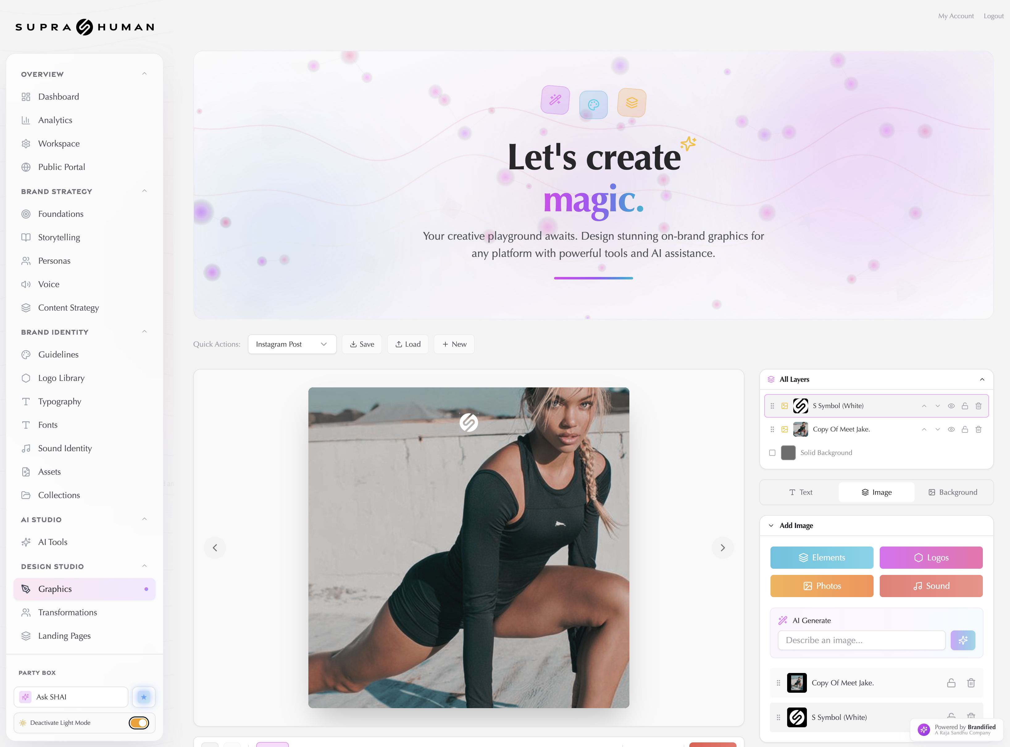 Brandified Dashboard - Your complete brand system in one place
